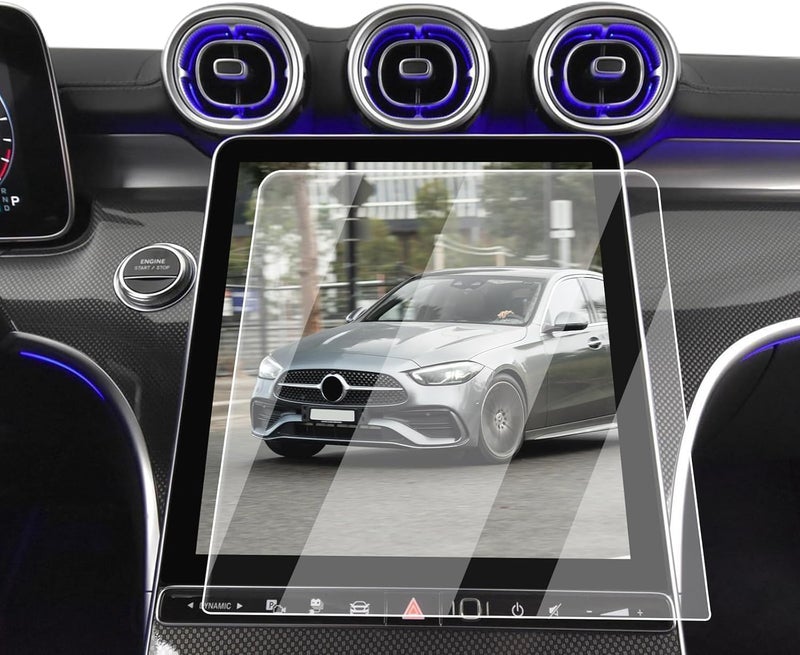 EcoZen فيلم زجاج مقسى 11.9 بوصة لنظام الملاحة لمرسيدس C-Class 2022-2026 مرسيدس-بنز C 300/2023-2026 GLC 300 350e/AMG GLC C43 C63/2024-2026 CLE 300 450/AMG CLE 53/2023-2026 AMC C 43/C 63 ملحقات - Image 1
